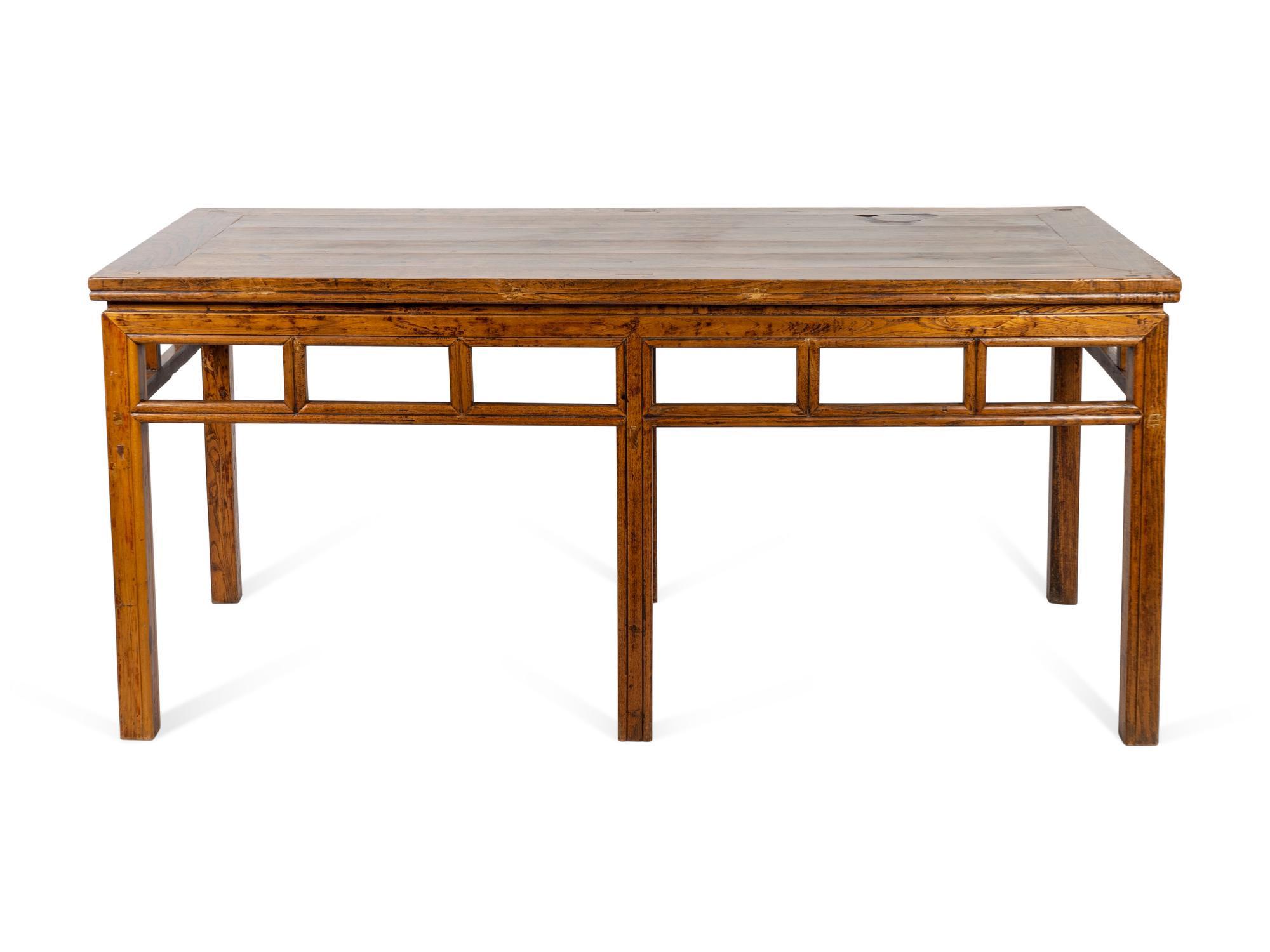A Chinese Elmwood Table — 19TH CENTURY