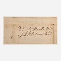 [Americana] [Declaration of Independence] Read, George Autograph Document