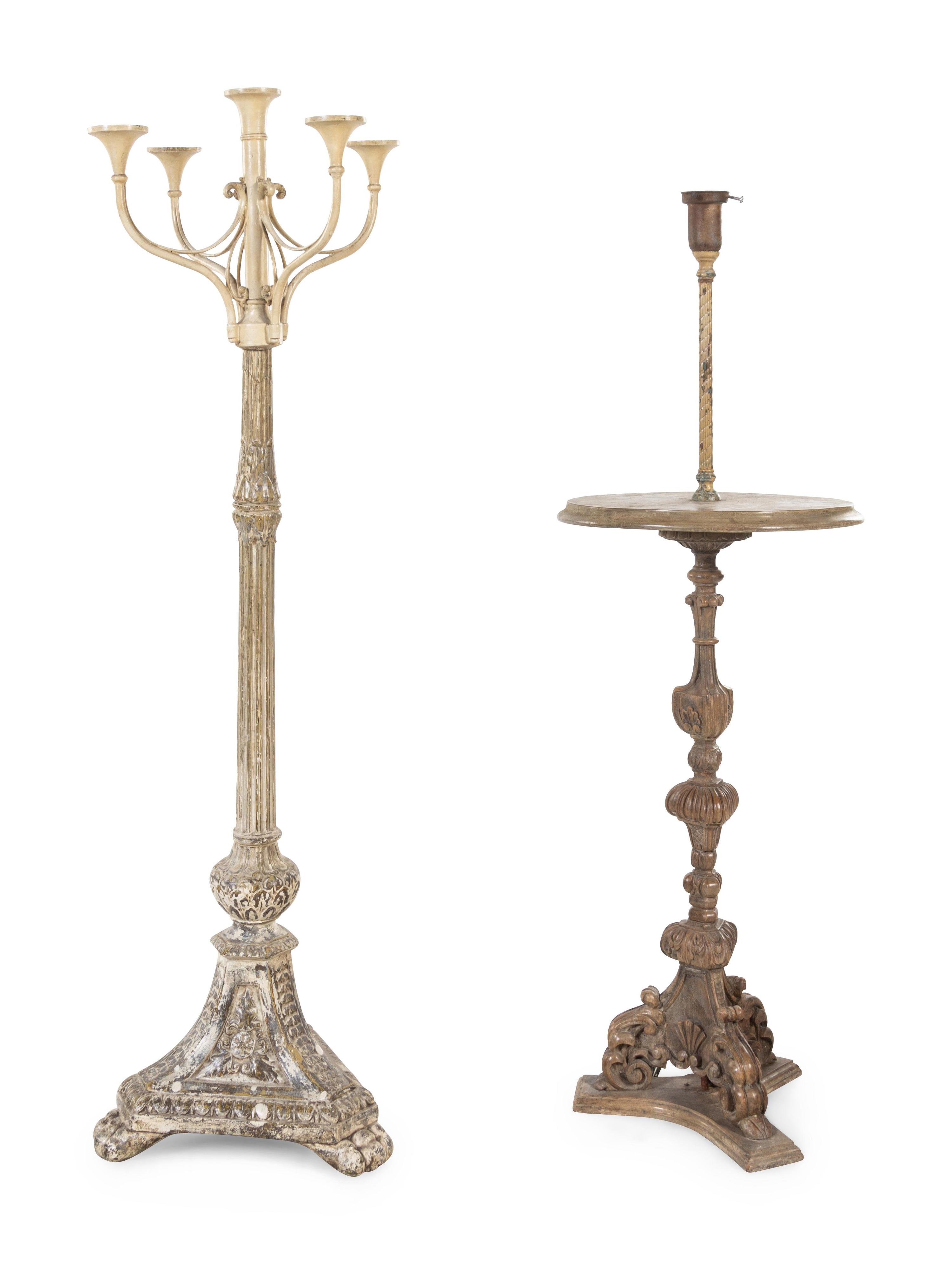 Two Torcheres