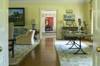 A George III Style Mahogany Triple-Pedestal Dining Table