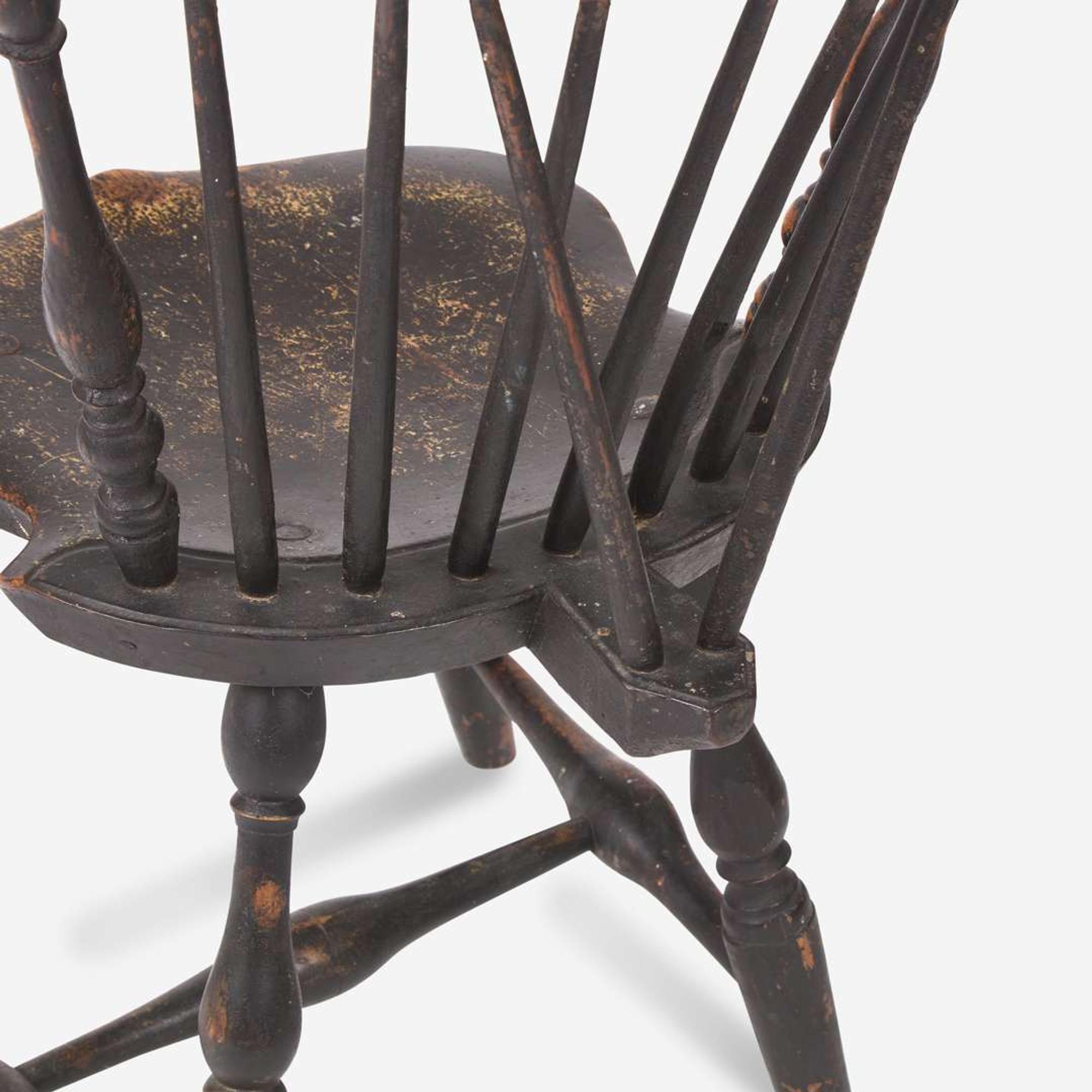 A child's Windsor side chair late 18th century