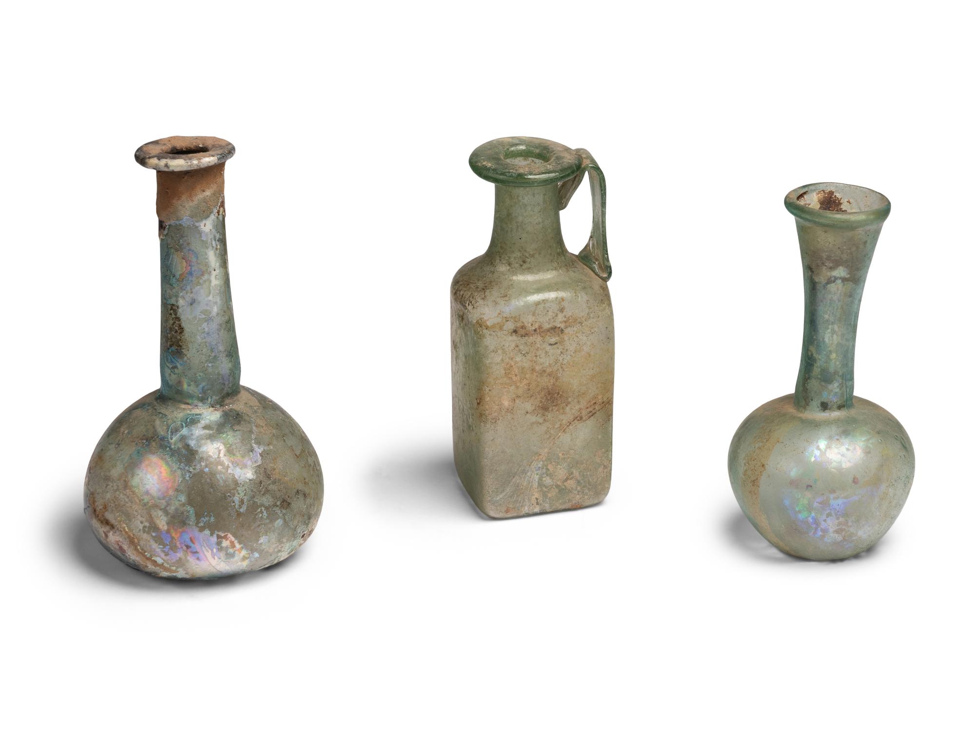 Twenty-Seven Roman and Islamic Glass Vessels and Fragments