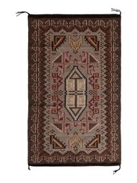 A Navajo Raised Outline Weaving / Rug