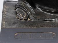 A Large Patinated Bronze Figure of Venus de Milo