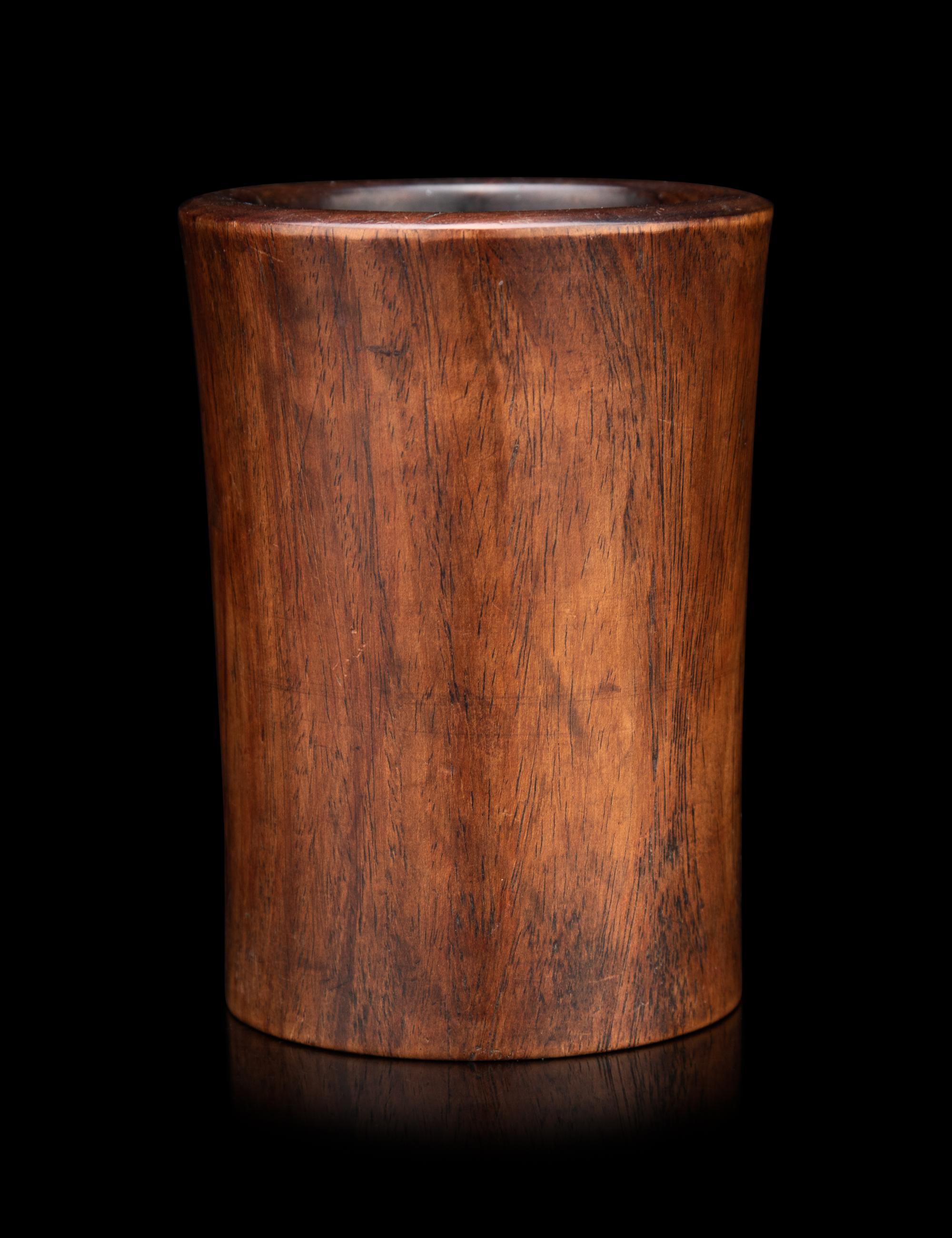 A Huanghuali Brush Pot, Bitong