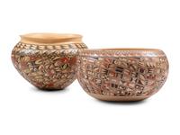 Polychrome Pottery Jars