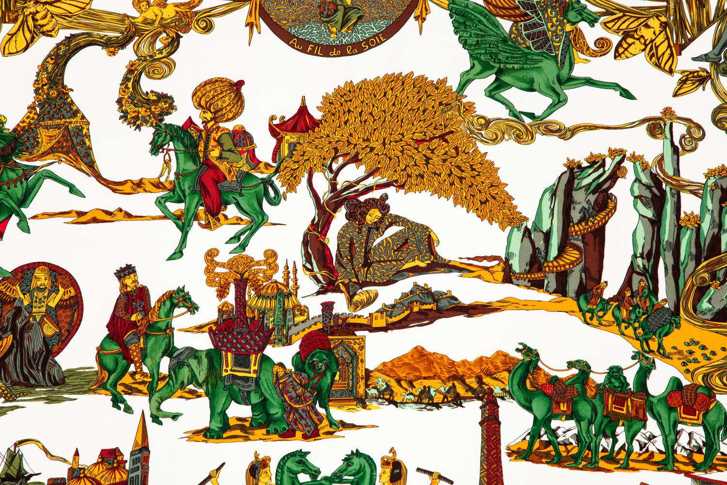 Hermès 90cm Silk Scarf