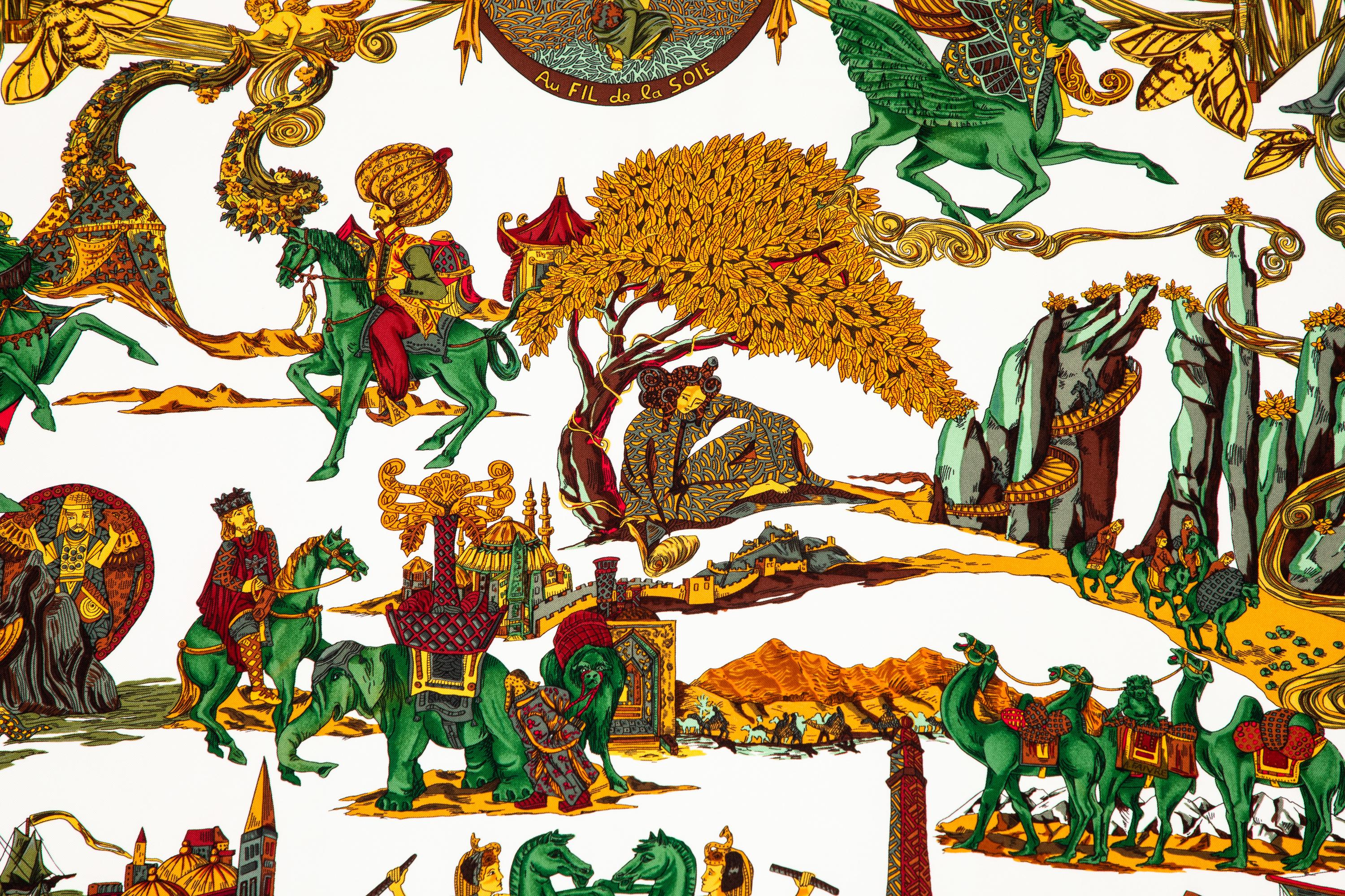 Hermès 90cm Silk Scarf
