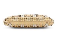 Chanel Die-Cut CC Metallic Leather Frame Clutch Bag, 2008-09