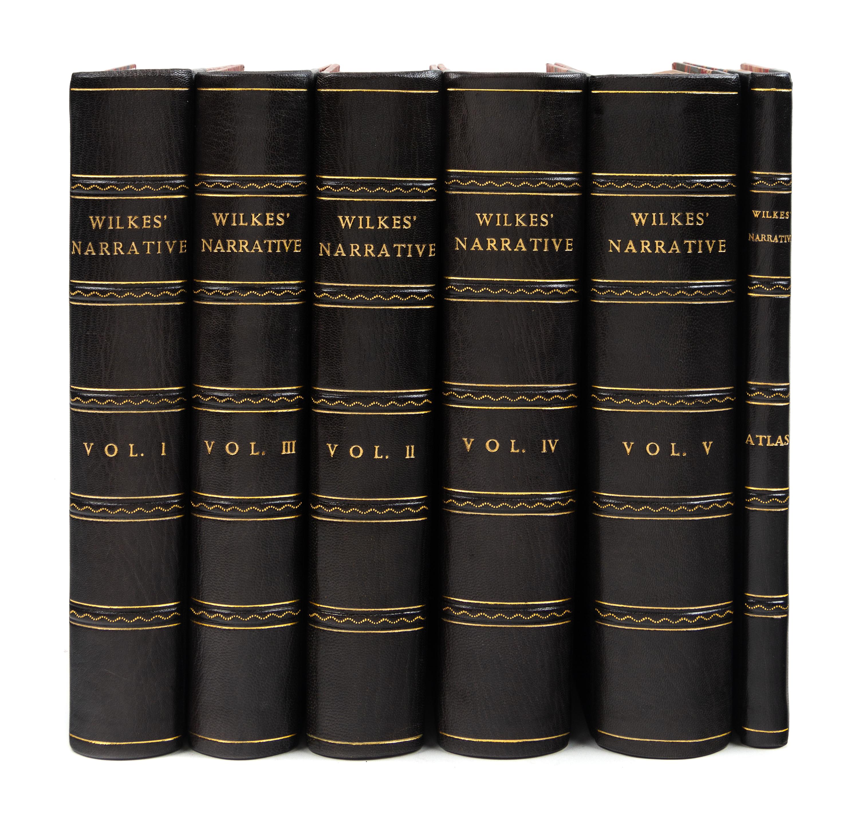 WILKES, Charles (1798-1877). Narrative of the United States Exploring Expedition. Phila., 1845. 1ST OCTAVO EDITION