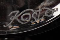 Six Kosta Boda Etched Glass Cordials