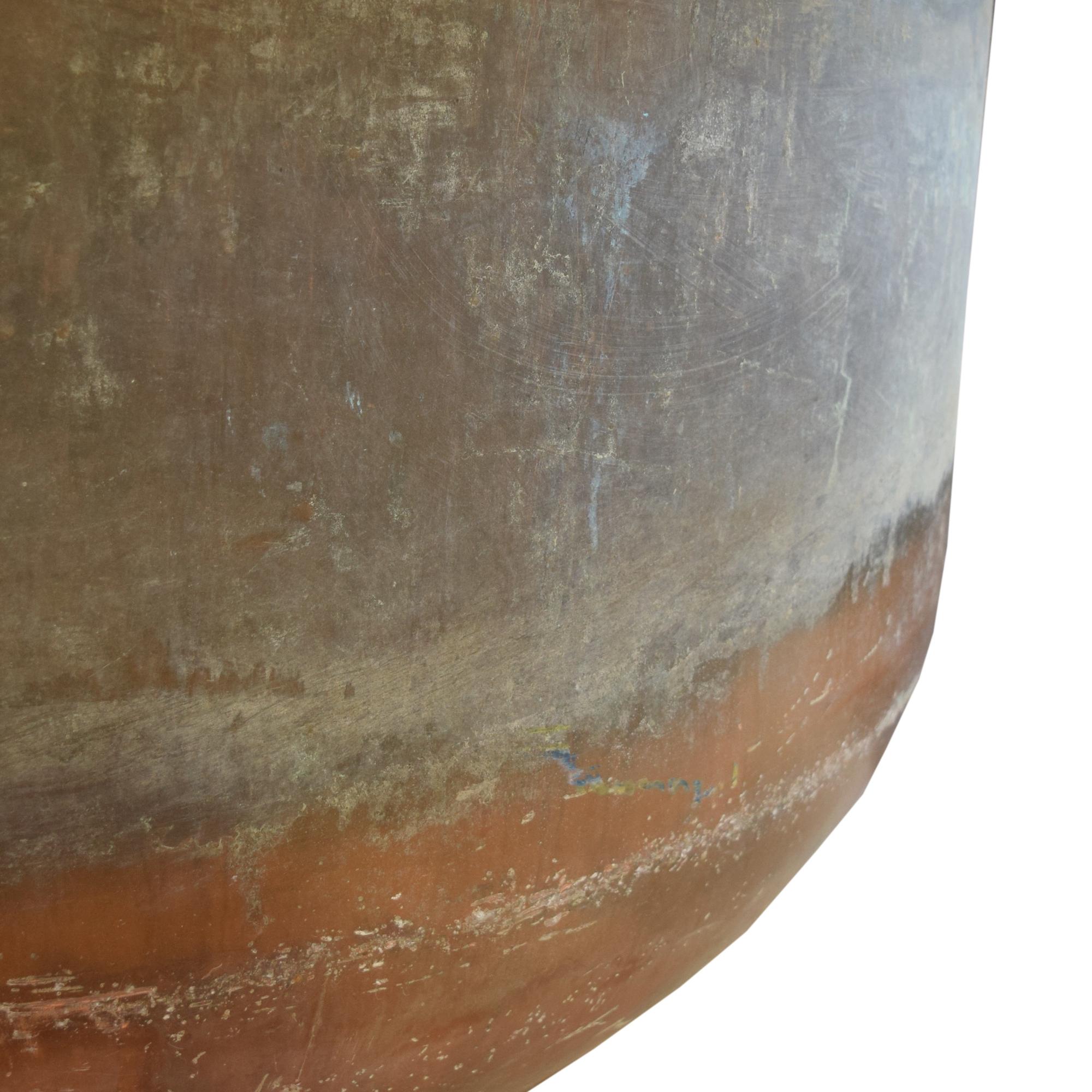 A Fromage Copper Vessel 64" W x 64" D x 30" H — France, 19th/20th Century