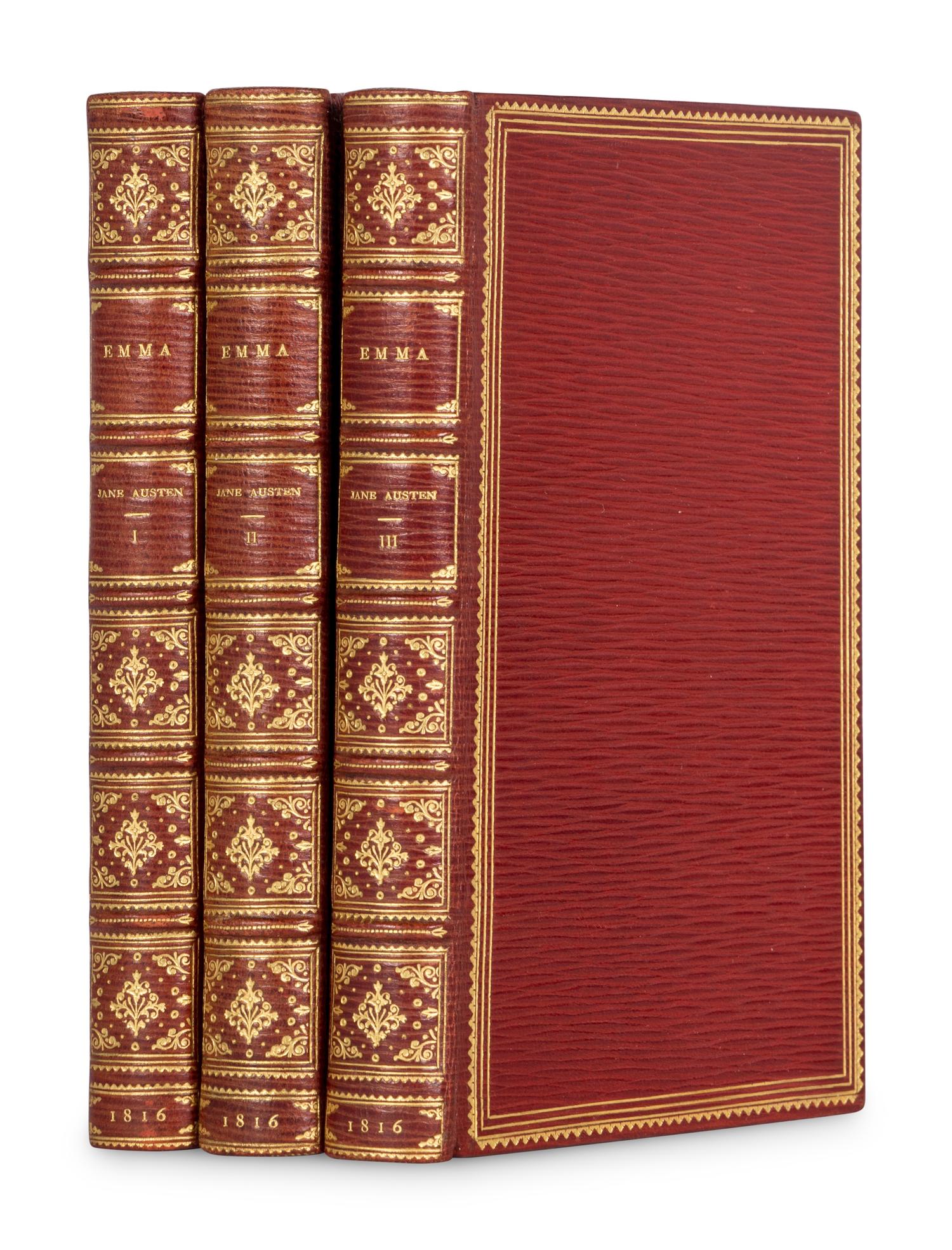 AUSTEN, Jane (1775-1817). Emma: A Novel... By the Author of "Pride and Prejudice," &c. &c. London: John Murray, 1816.