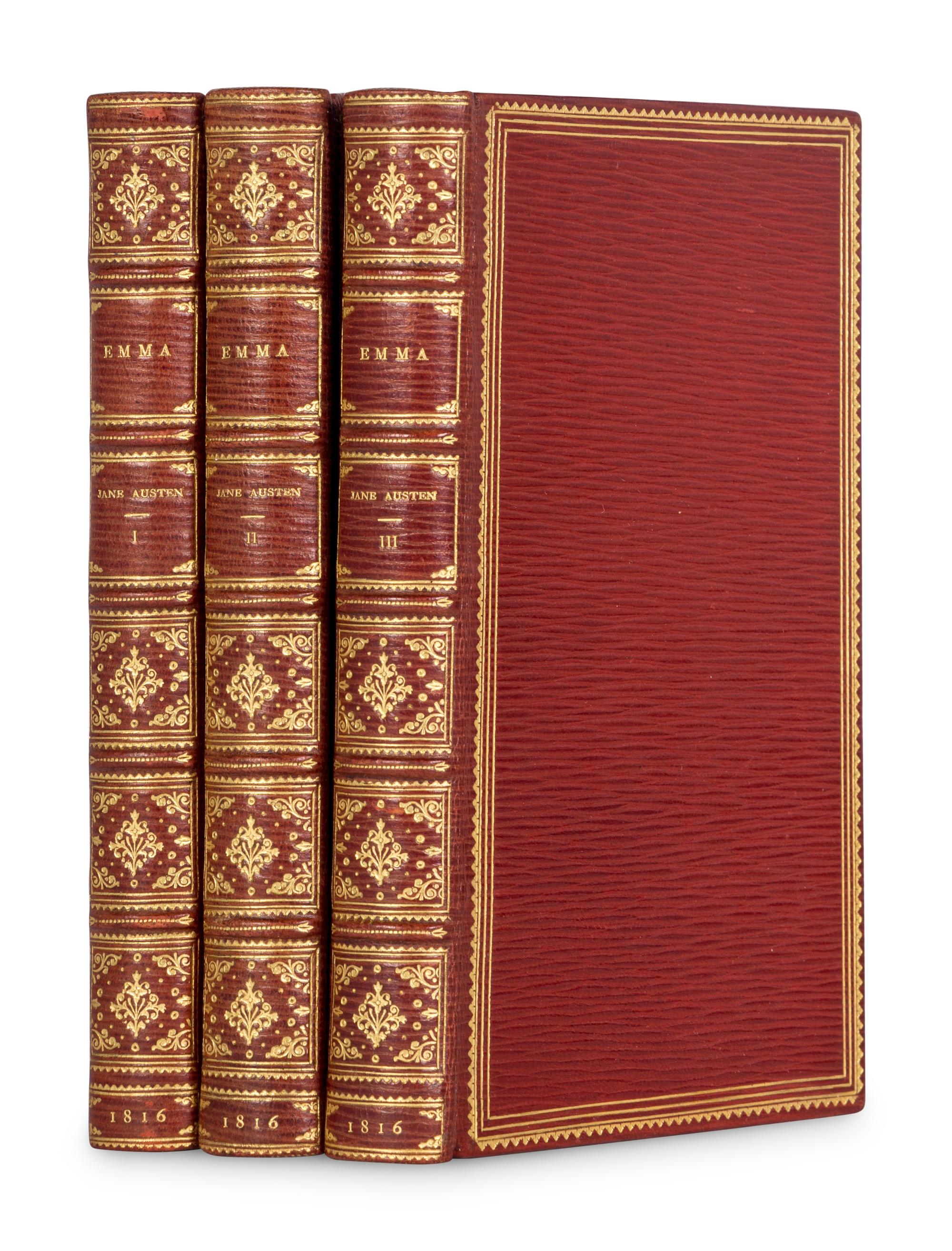 AUSTEN, Jane (1775-1817). Emma: A Novel... By the Author of "Pride and Prejudice," &c. &c. London: John Murray, 1816.