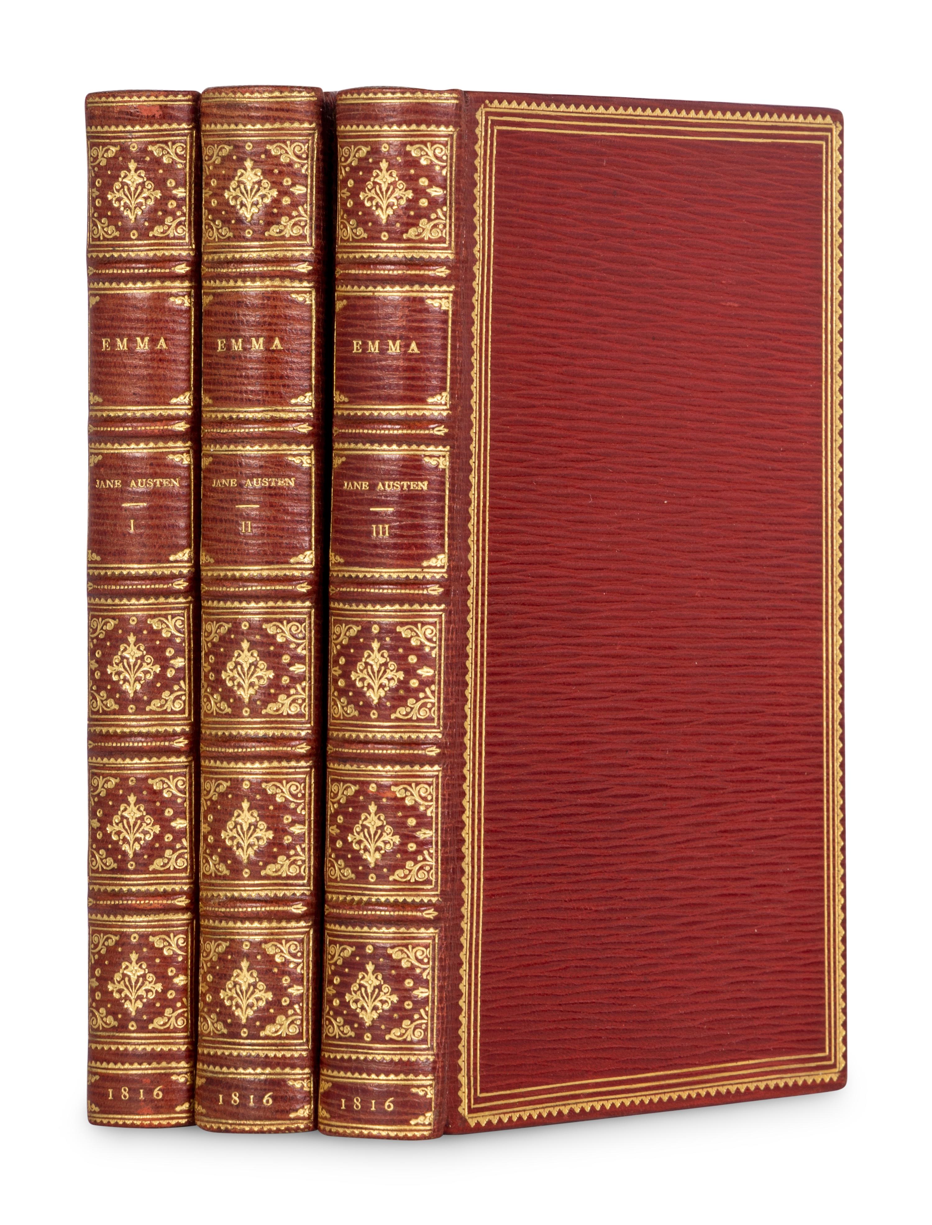 AUSTEN, Jane (1775-1817). Emma: A Novel... By the Author of "Pride and Prejudice," &c. &c. London: John Murray, 1816.