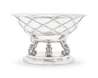 A Johan Rohde Designed Georg Jensen Silver Centerpiece Bowl