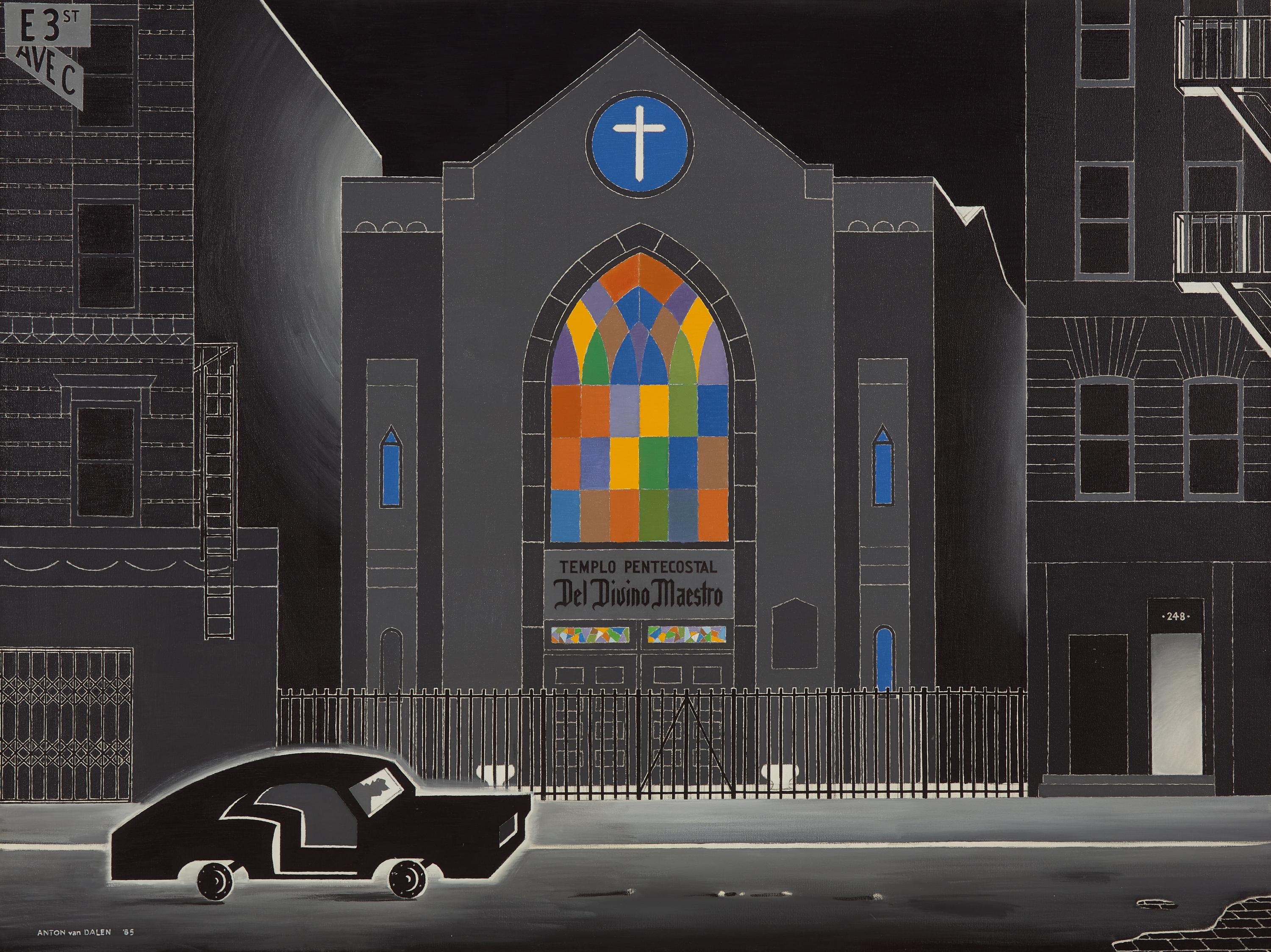 Anton van Dalen (Dutch, 1938-2024) — Templo Pentecostal del Divino Maestro , 1985