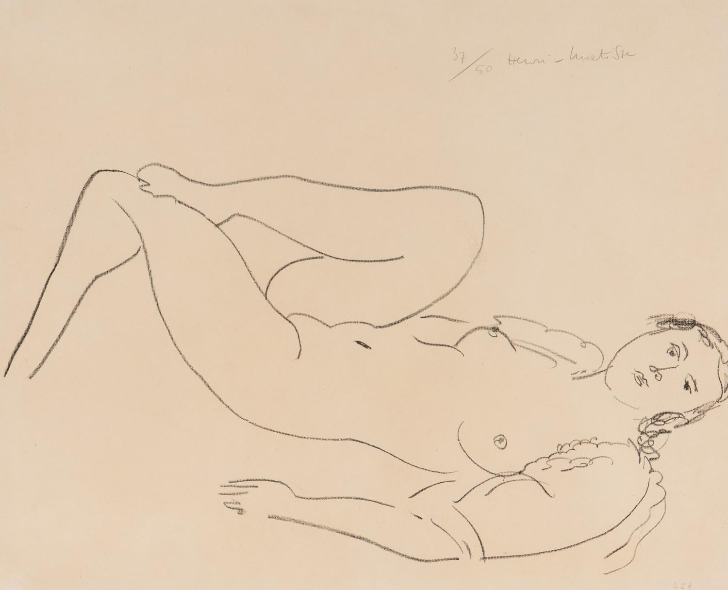 La Blouse turque - Étude de Jambes , 1925