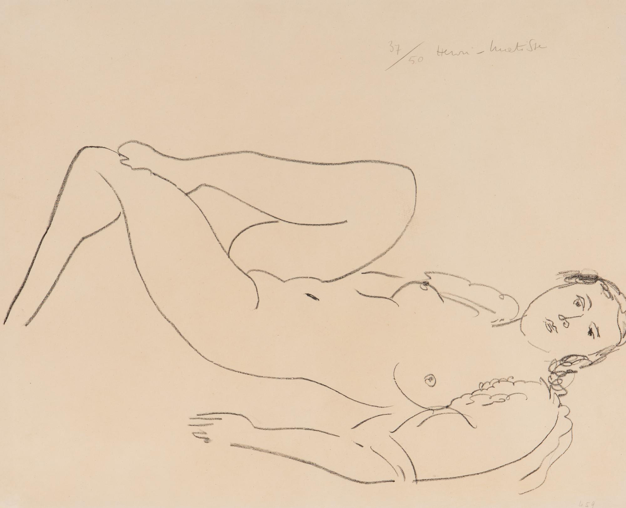 La Blouse turque - Étude de Jambes , 1925