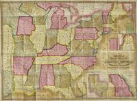 [Maps & Atlases] Mitchell, S(amuel). Augustus. A Route-Book, Adapted to Mitchell's National Map of the American Republic...