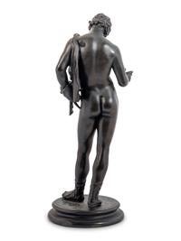 A Continental Bronzed Composition Figure of Narcissus