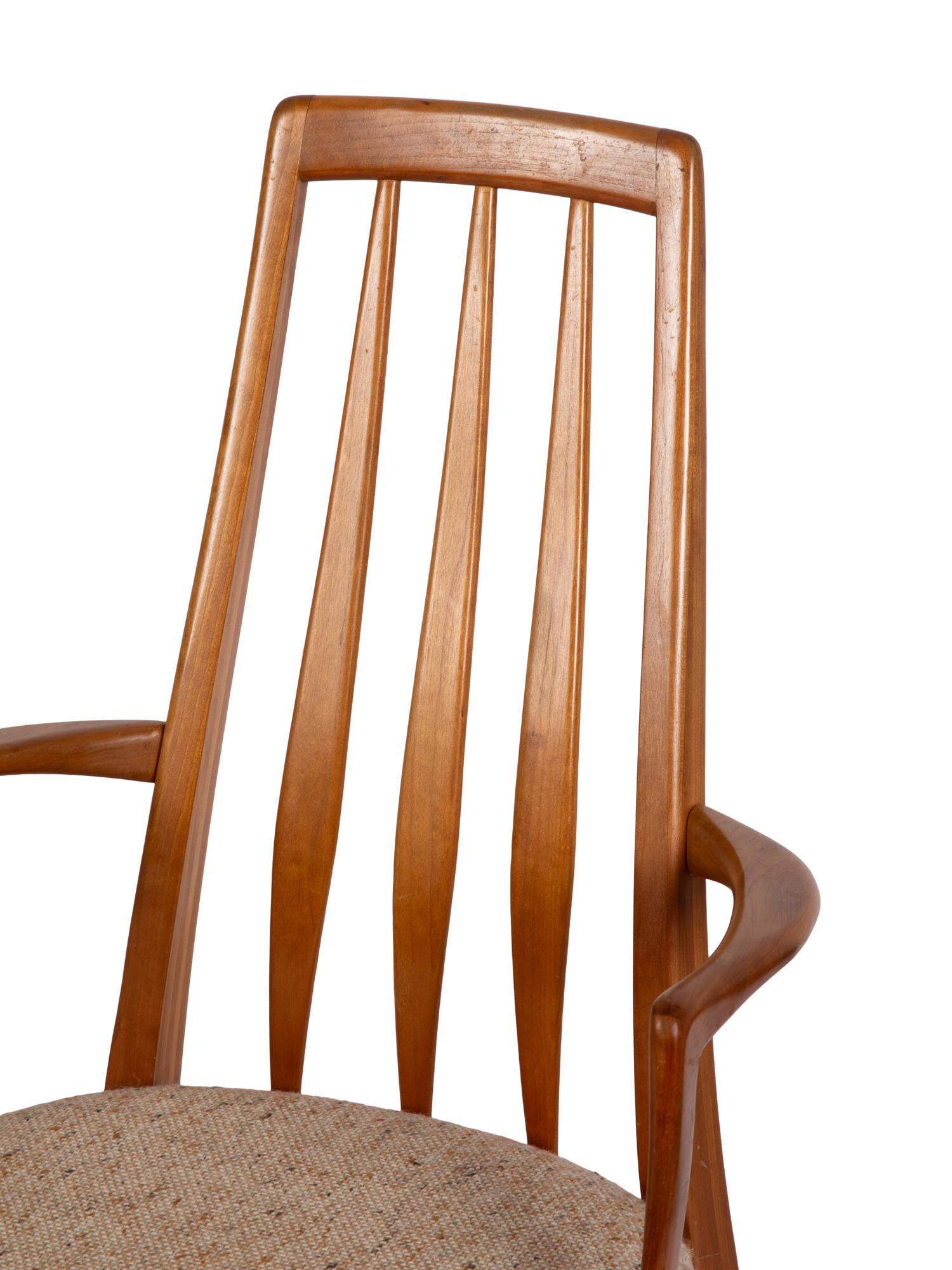 A Set of Eight Niels Koefoed Eva Dining Chairs