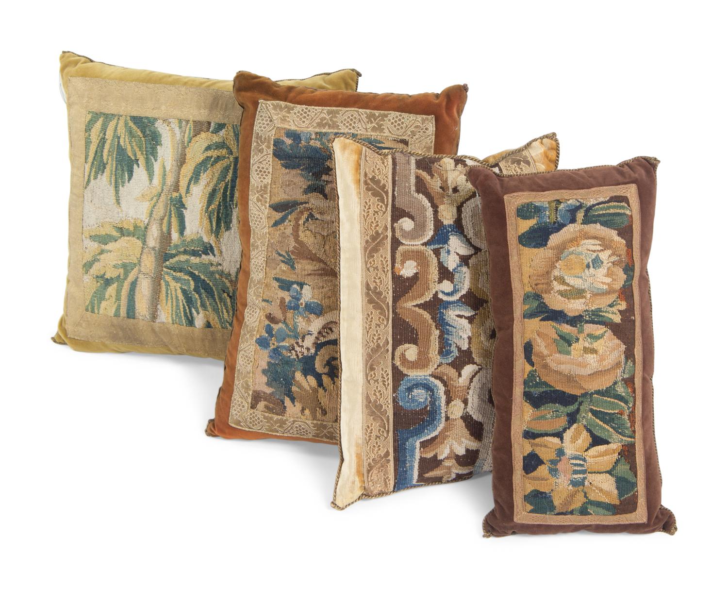 A Collection of Twenty-Five Tapestry, Needlepoint and Other Pillows