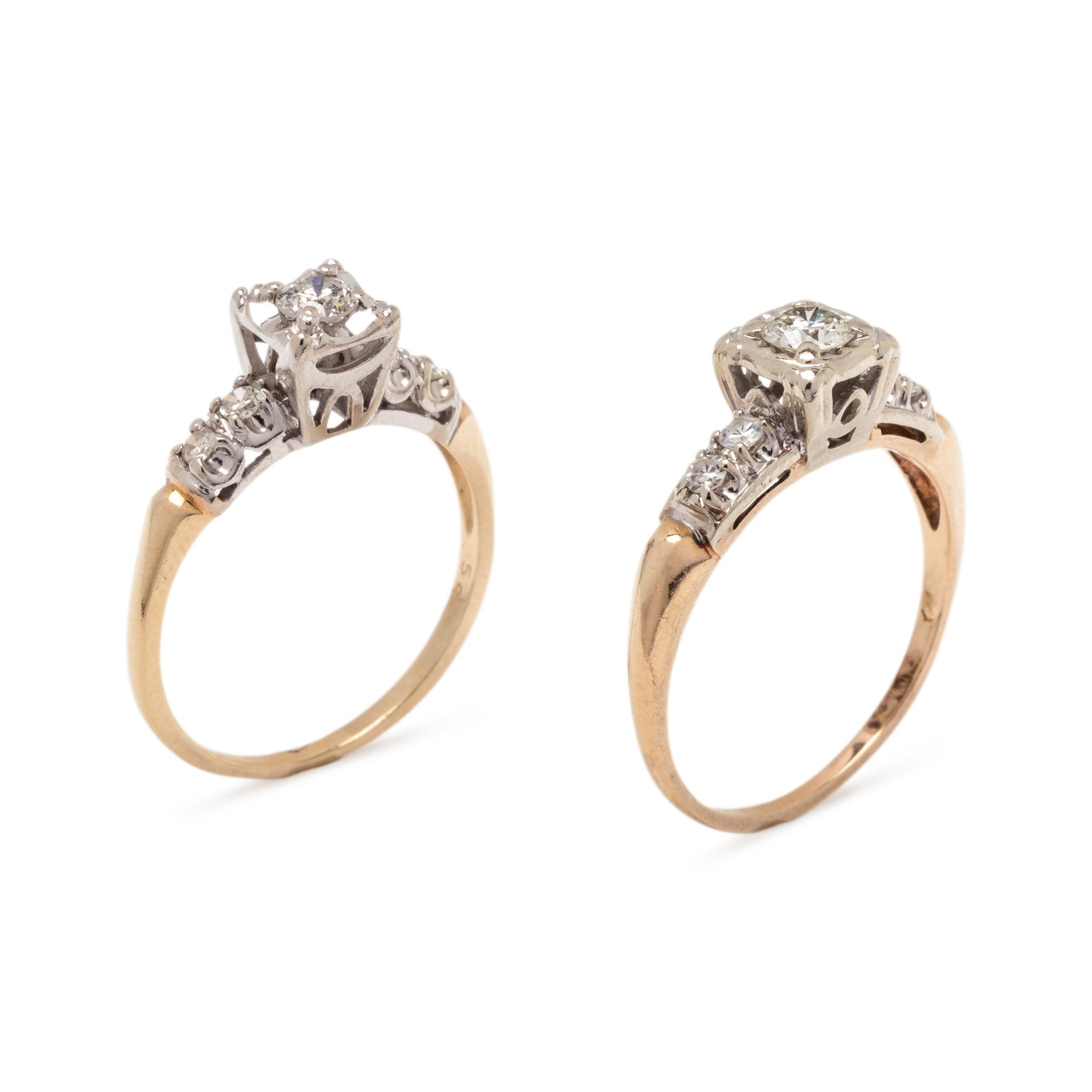 COLLECTION OF DIAMOND RINGS