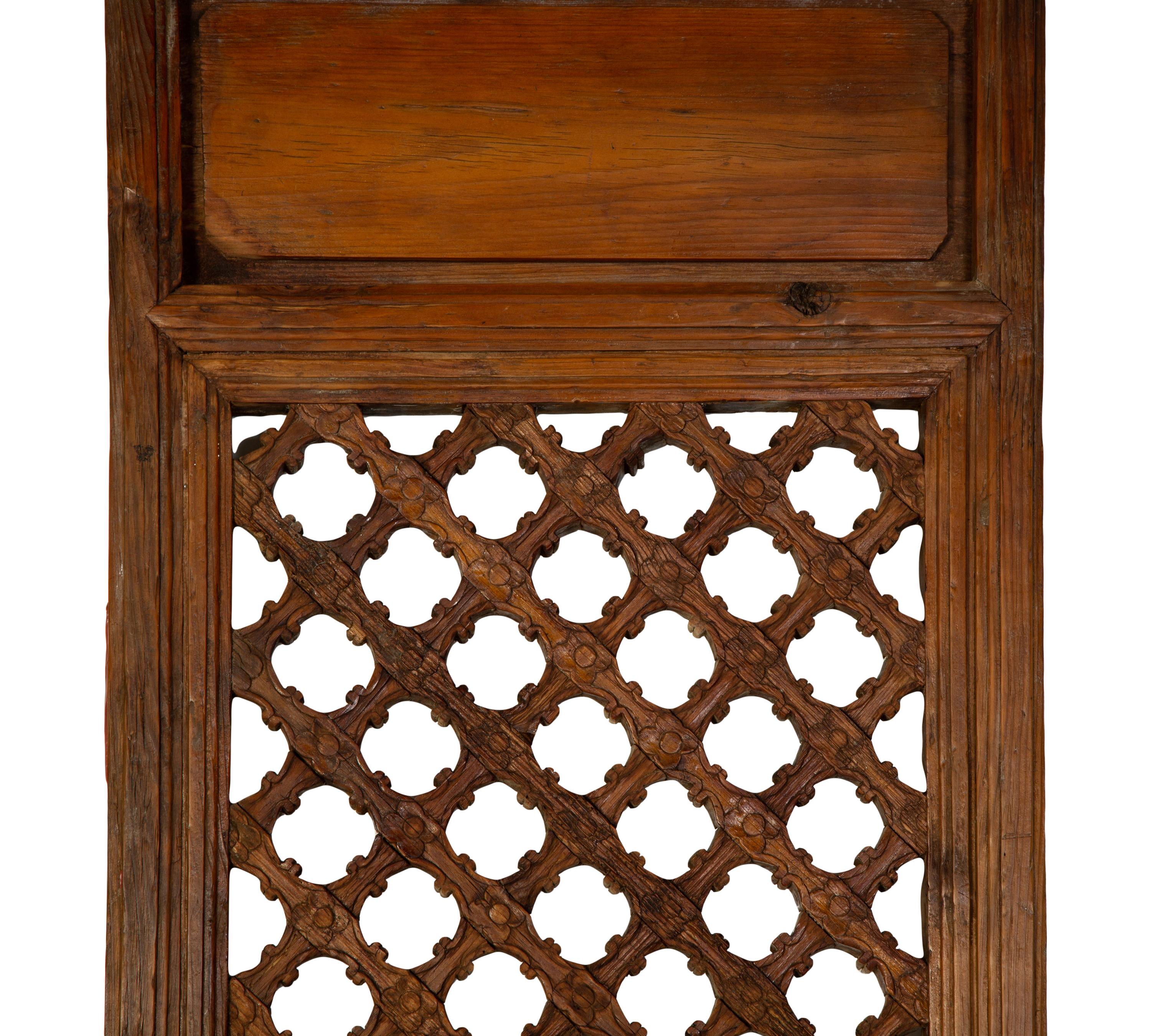 Two Southeast Asian Pierce Carved Panels — 20TH CENTURY