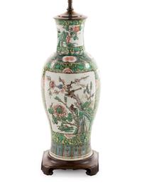 A Famille Verte Porcelain Vase