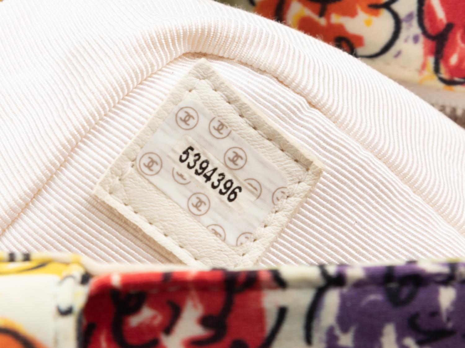 Chanel Printed Fabric Handbag with Matching Scarf, 1997-99