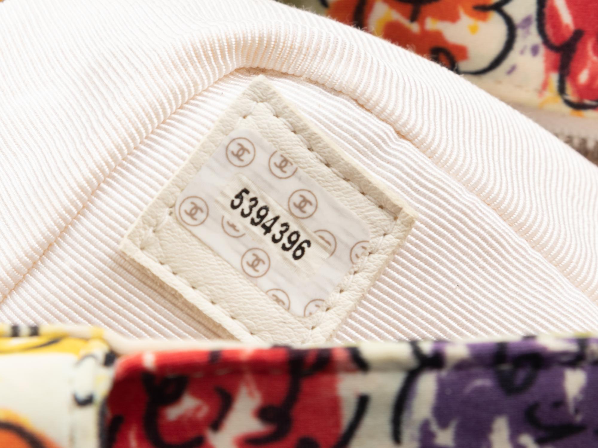 Chanel Printed Fabric Handbag with Matching Scarf, 1997-99