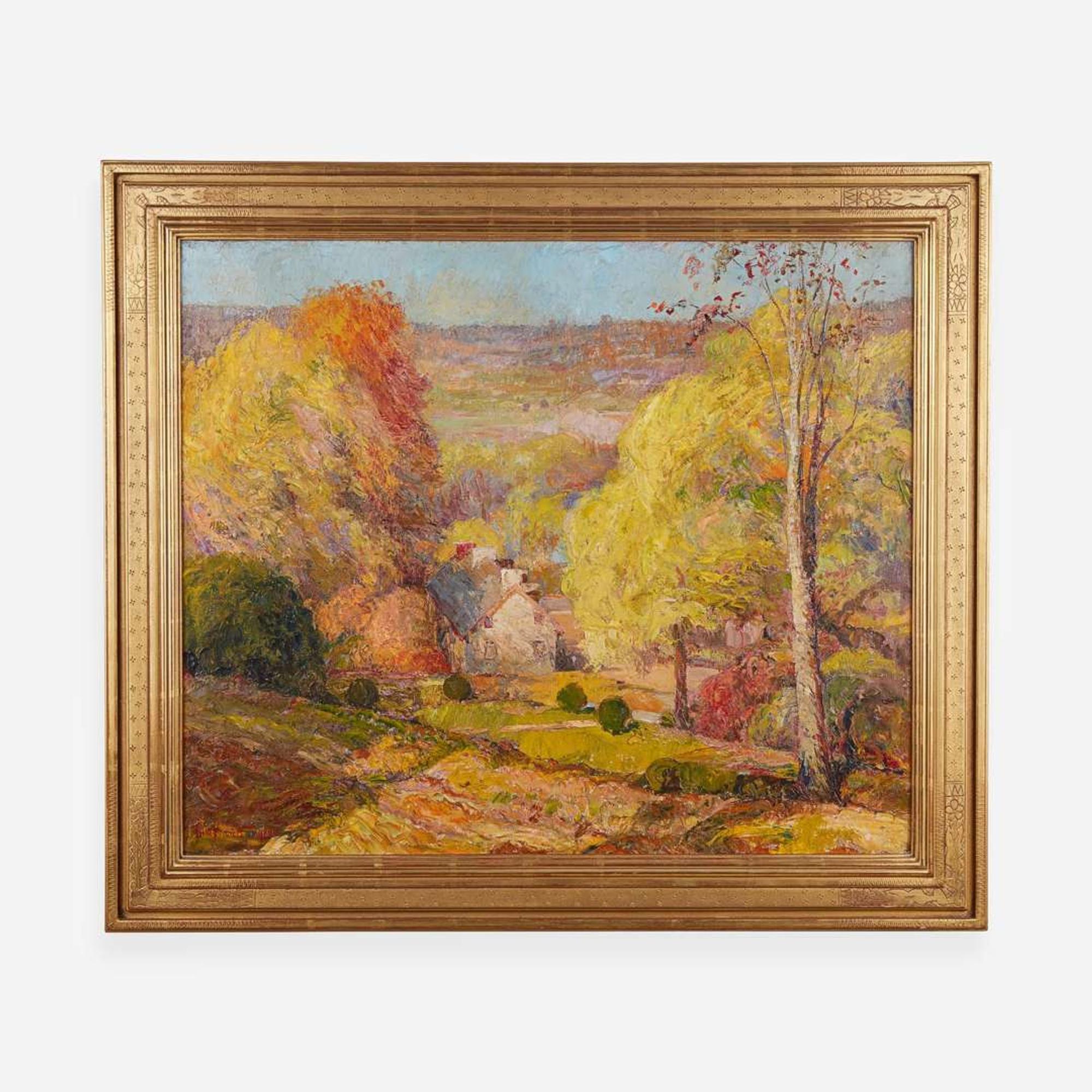 William Francis Taylor (American/Canadian, 1883–1970) The Delaware Valley in Fall