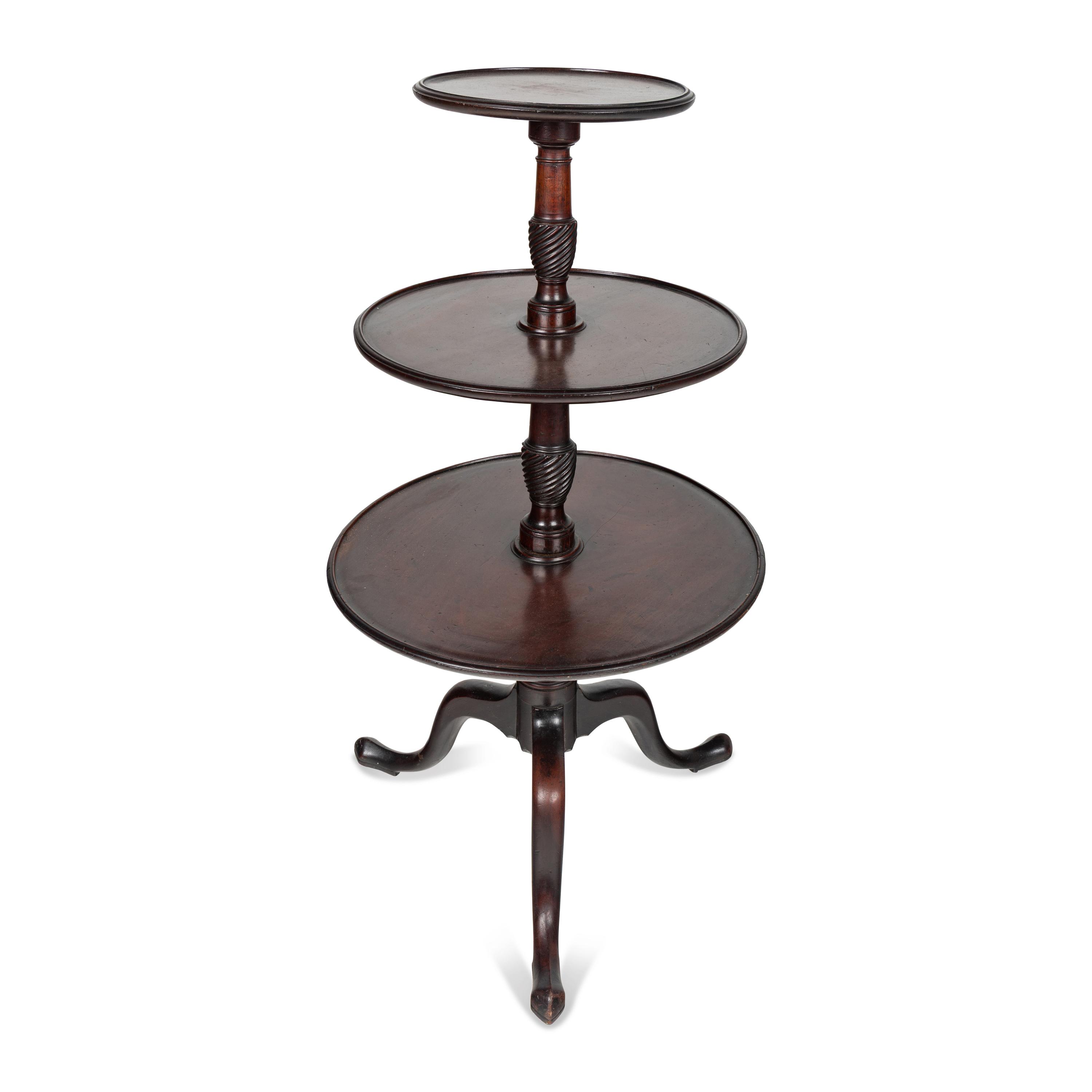 A George III Mahogany Dumbwaiter