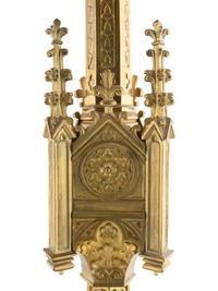 A Pair of French Gilt Bronze Pricket Sticks