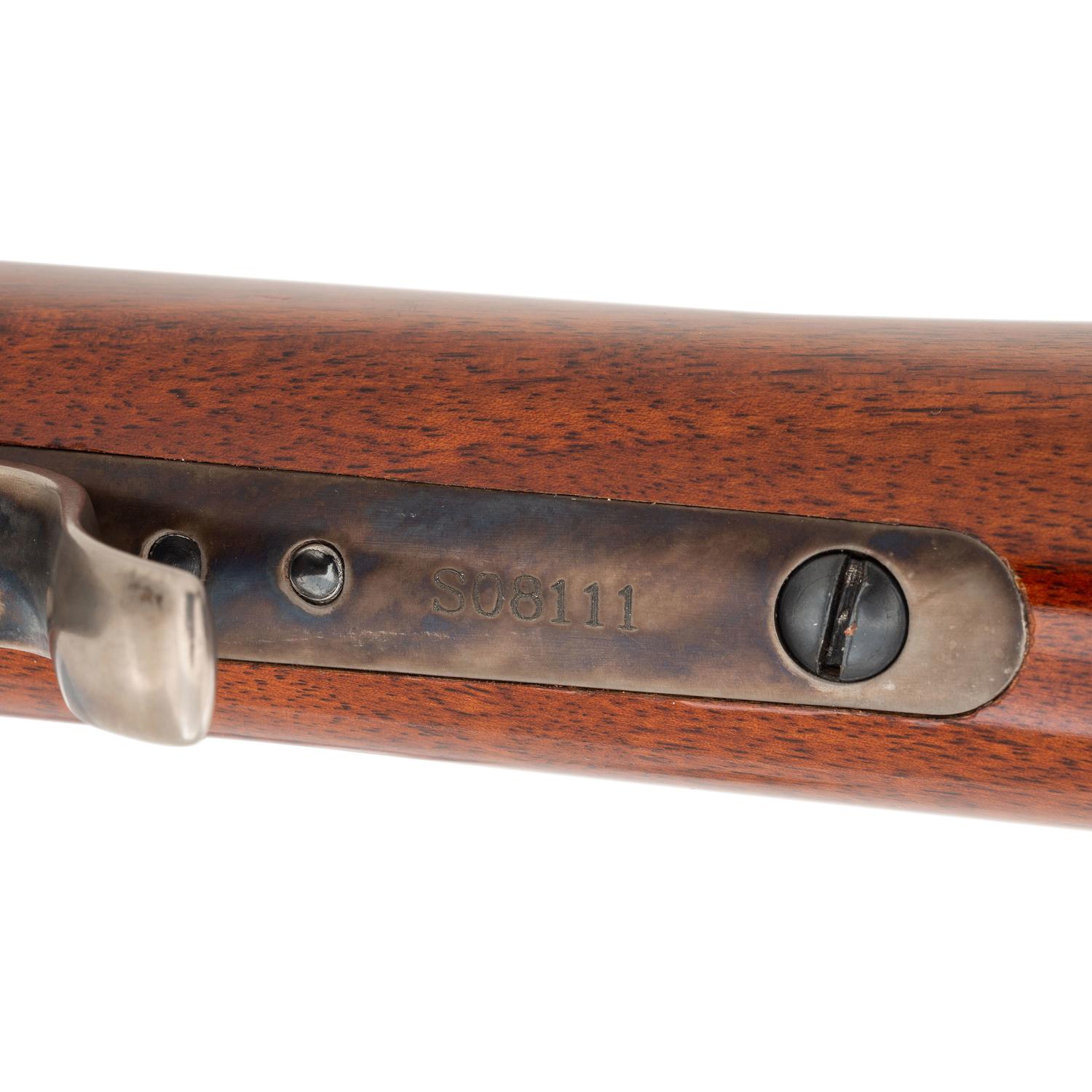 * A. Uberti Winchester High Wall in .30-40 in Box Missing Forend Screw