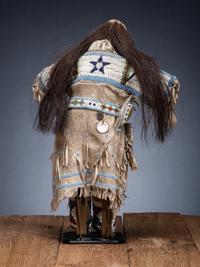 Sioux Doll, with American Flags