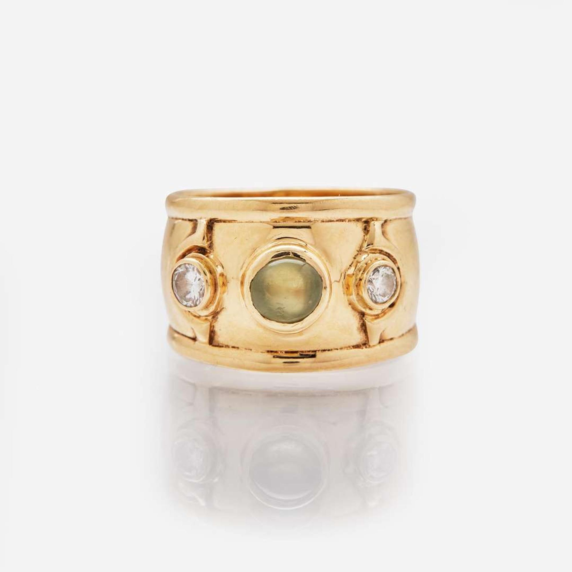 Two Men's 14K Yellow Gold Rings