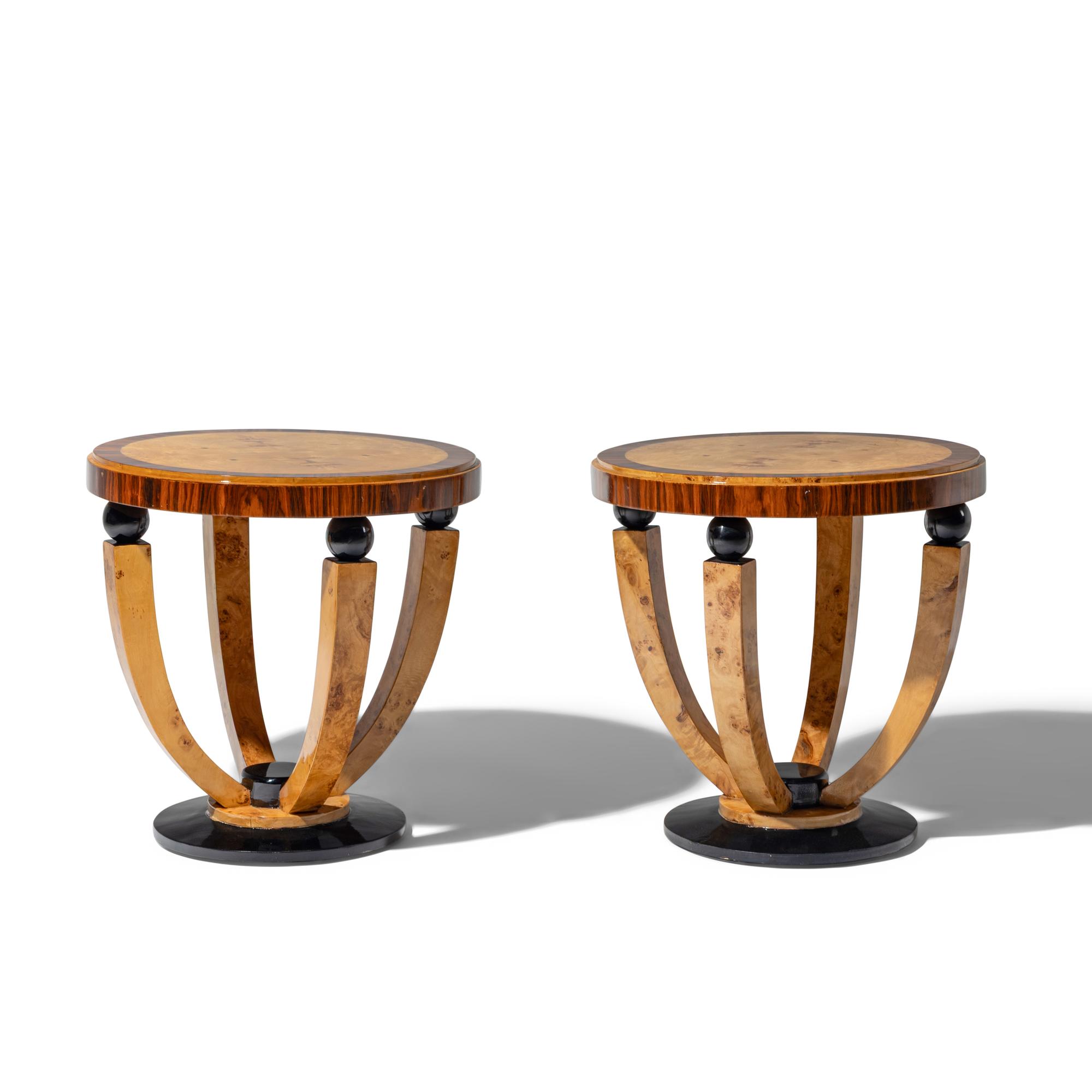 Pair of Circular Tables