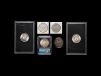 A Group of Six Carson City Minted Morgan $1 Coins