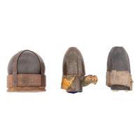 Three Civil War Artillery Projectiles: 12 Pound Solid Shot and Two Hotchkiss Shells
