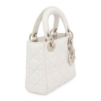 Christian Dior, Mini Lady Dior in White Leather