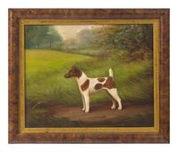 Glendoik, A Smooth Fox Terrier in a Landscape, 1925