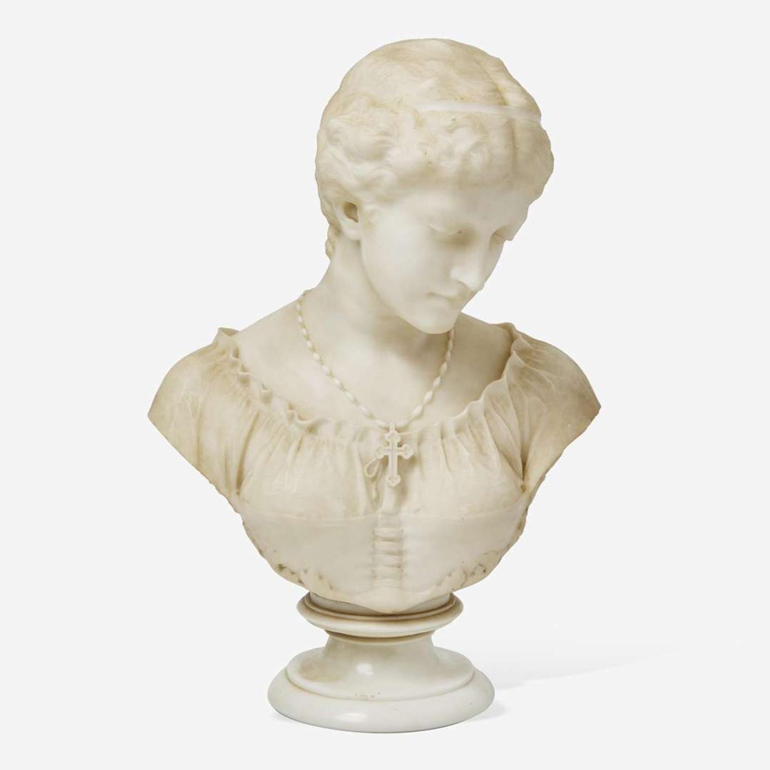 William Couper (American, 1853–1942) Bust of Evangeline
