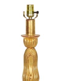 A Pair of Giltwood Table Lamps
