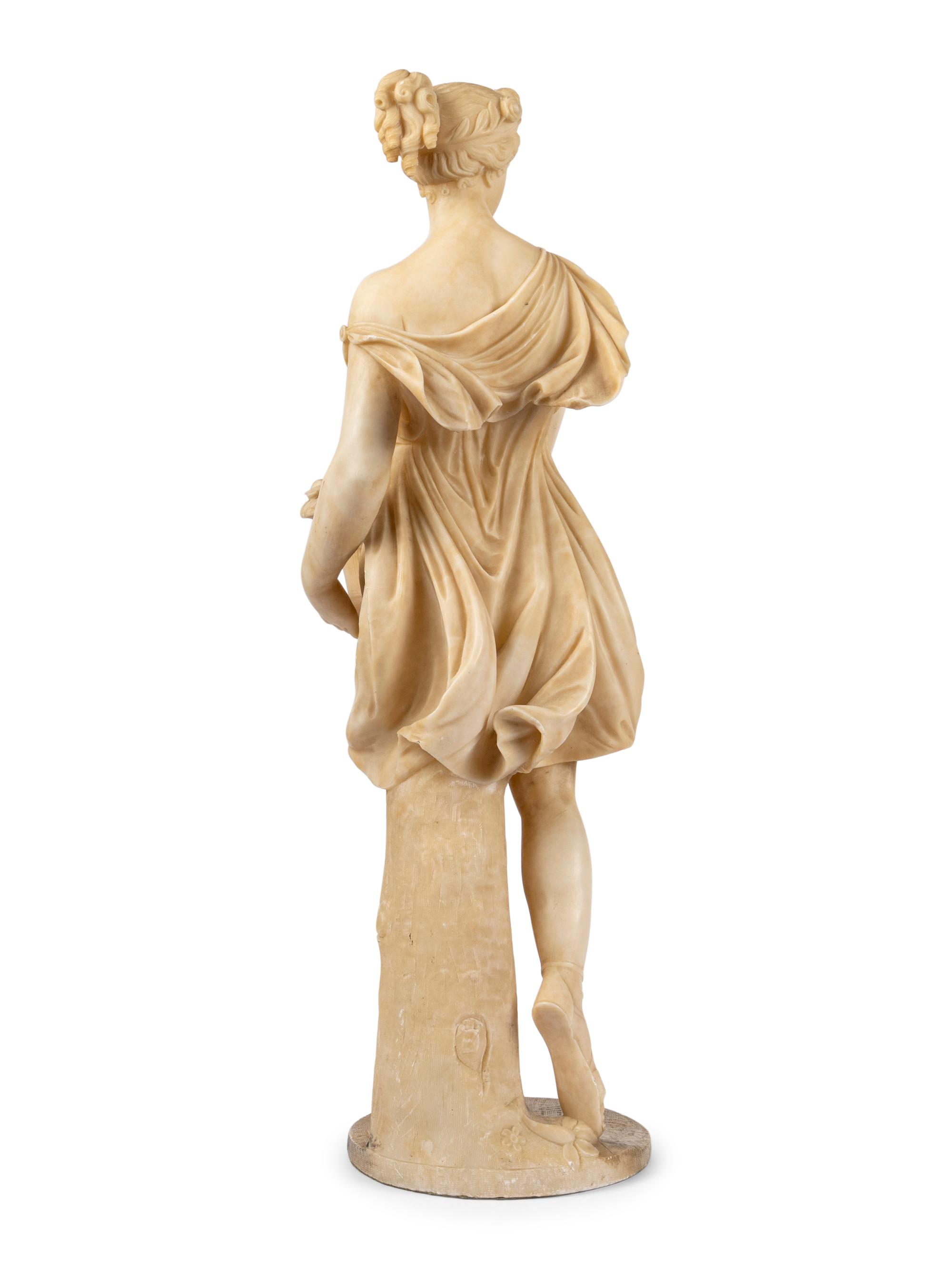 An Italian Alabaster Figure