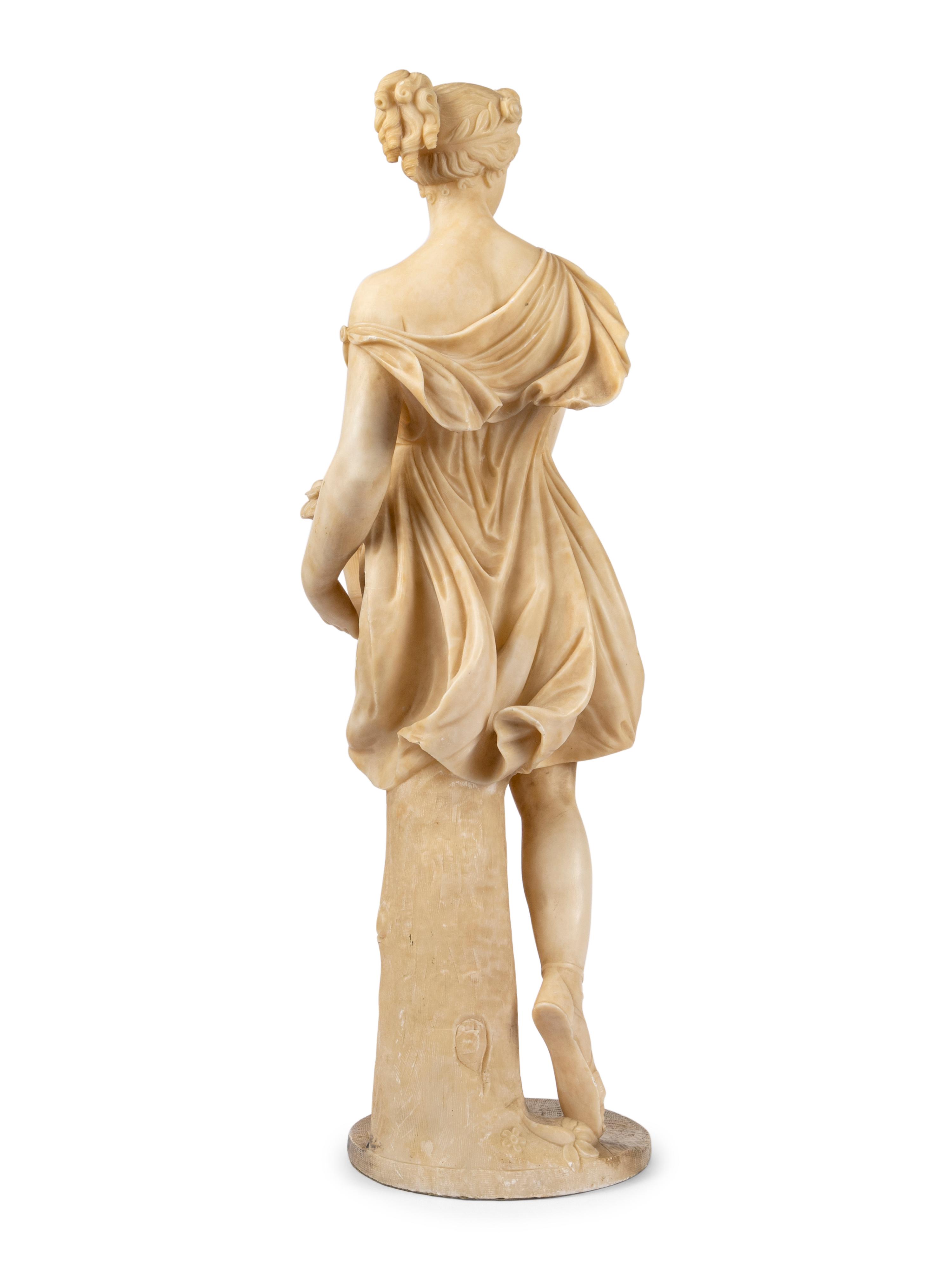 An Italian Alabaster Figure