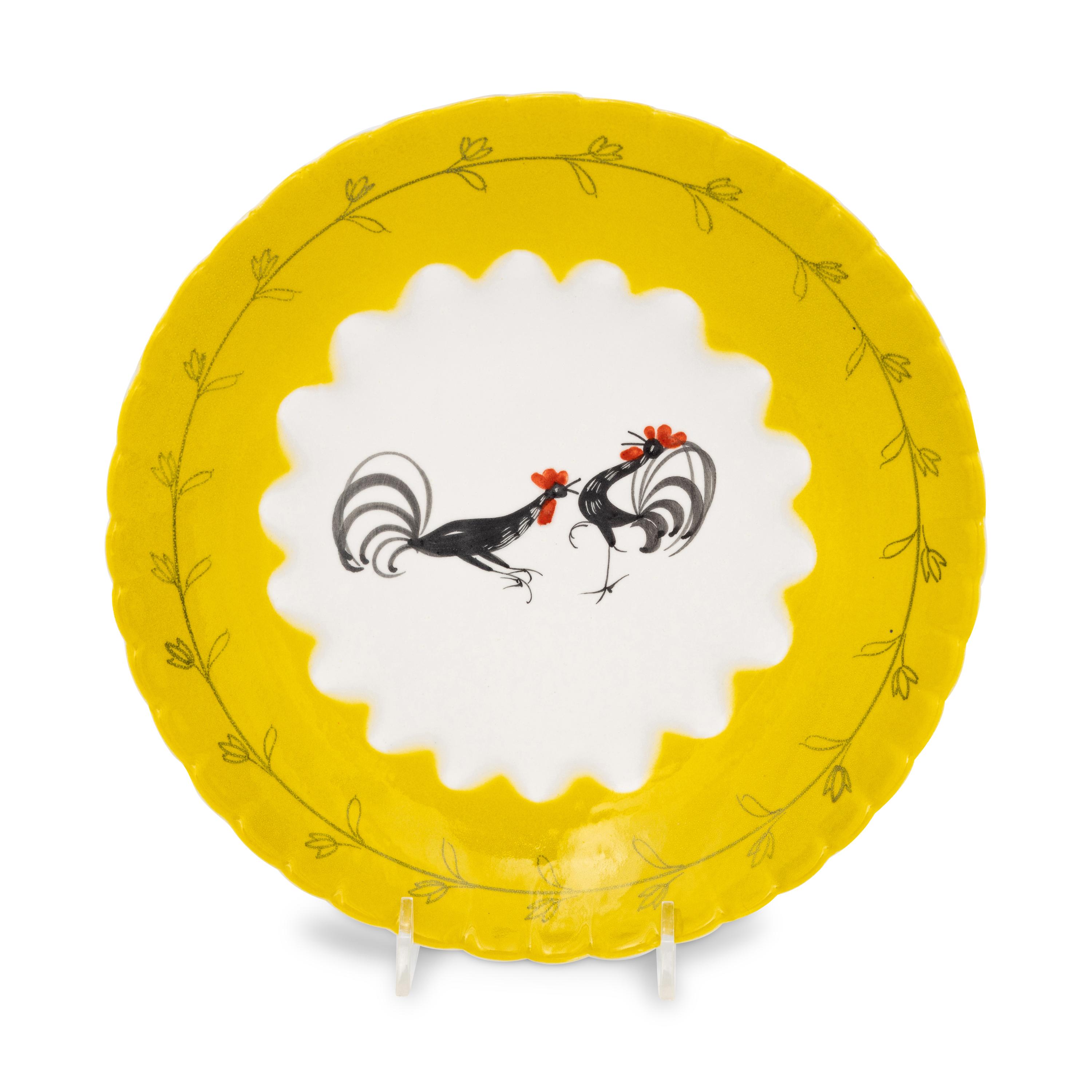 A Group of Six Ceramic Plates
