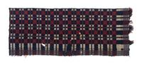 Two American Coverlets, Dimensions of first: 82 x 32 1/2 inches.