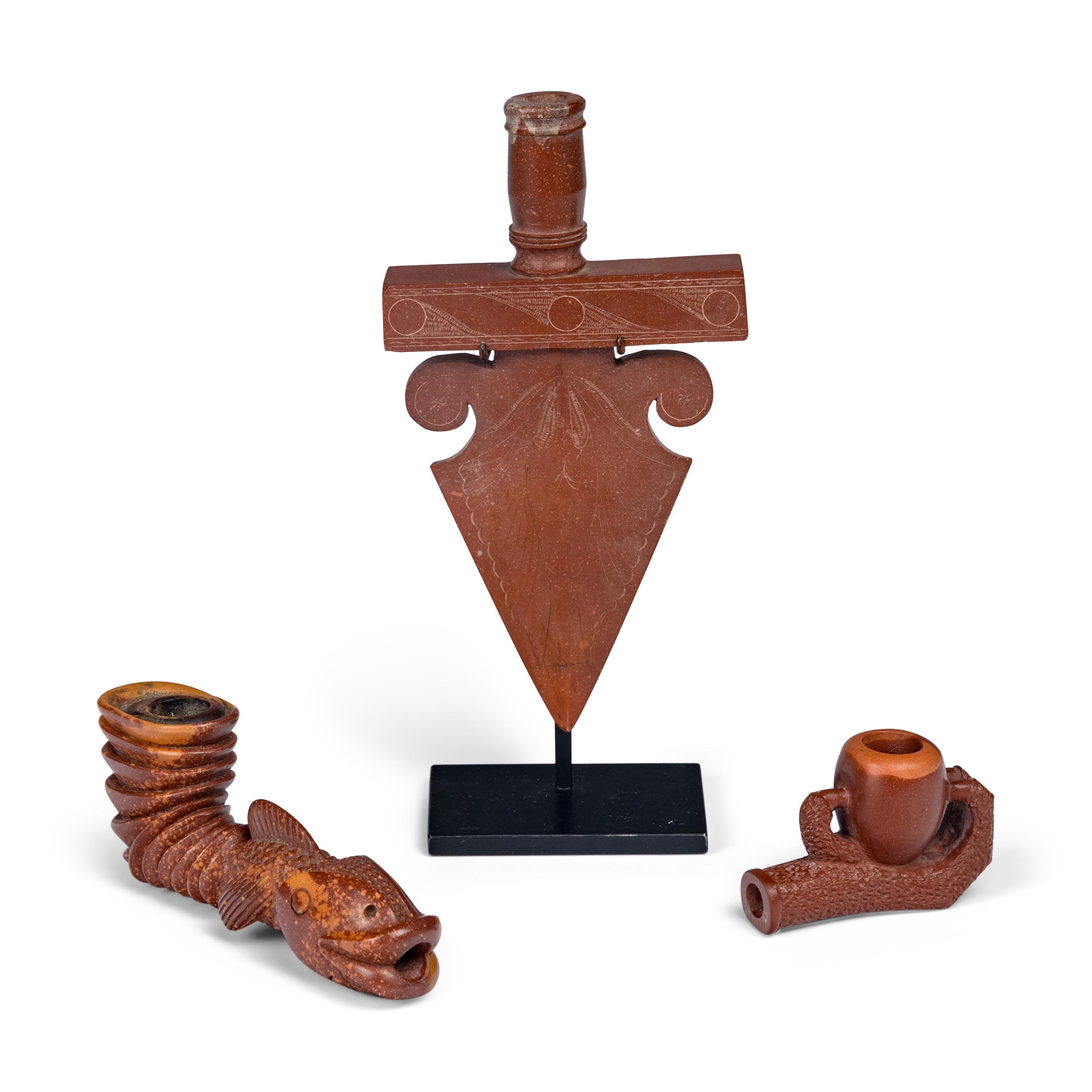 Western Great Lakes Catlinite Pipe Bowls